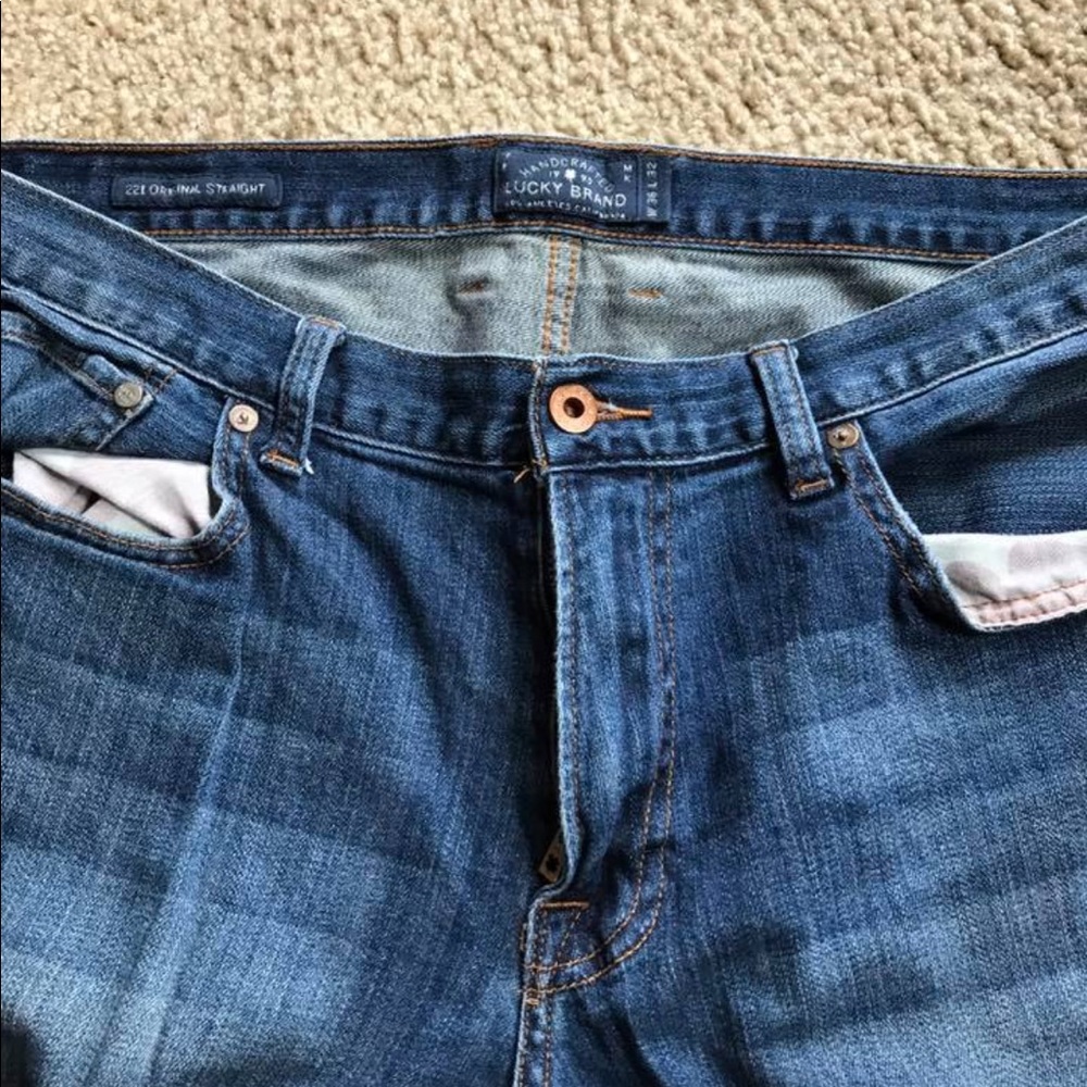 Lucky brand blue jeans men’s size w36 L32